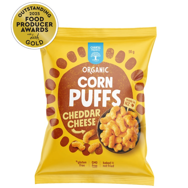 Organic Cheddar Cheese Corn Puffs