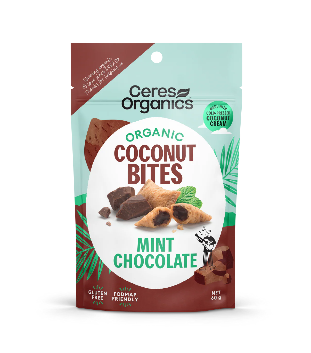 Organic Coconut Bites, Mint Chocolate