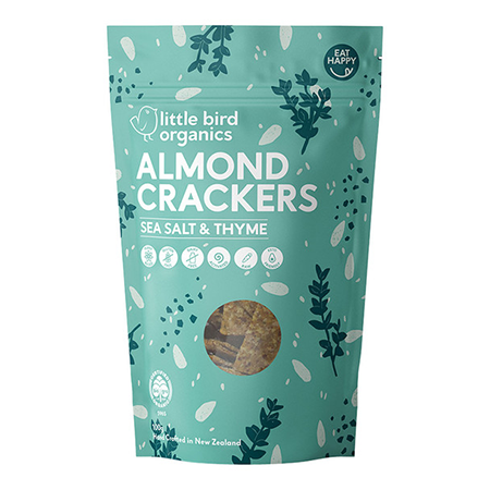 Almond Crackers, Sea Salt & Thyme
