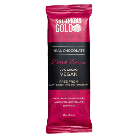 Dark Berry 70% Chocolate Bar