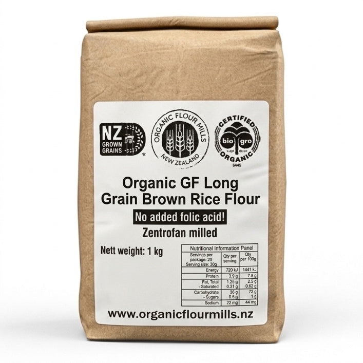 Organic Gluten Free Long Grain Brown Rice Flour