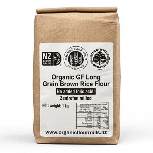 Organic Gluten Free Long Grain Brown Rice Flour