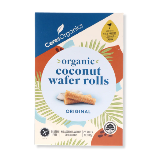 Organic Coconut Wafer Rolls, Original