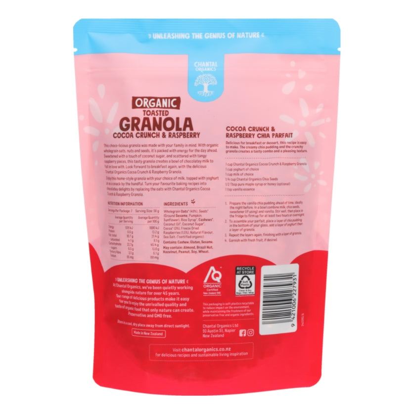 Cocoa Crunch & Raspberry Granola