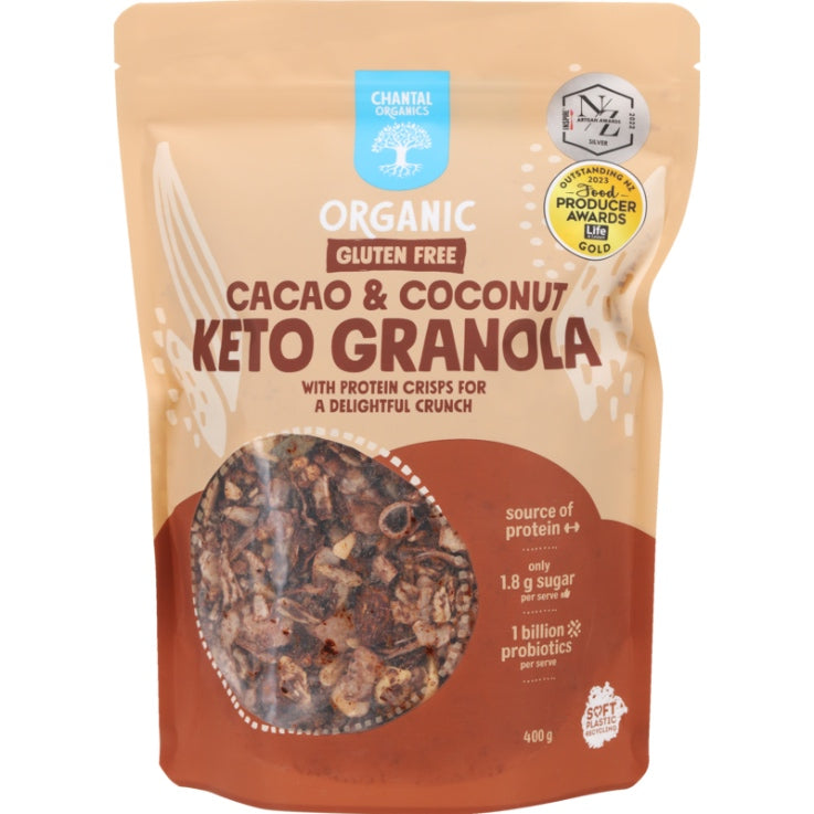 Cacao and Coconut Keto Granola