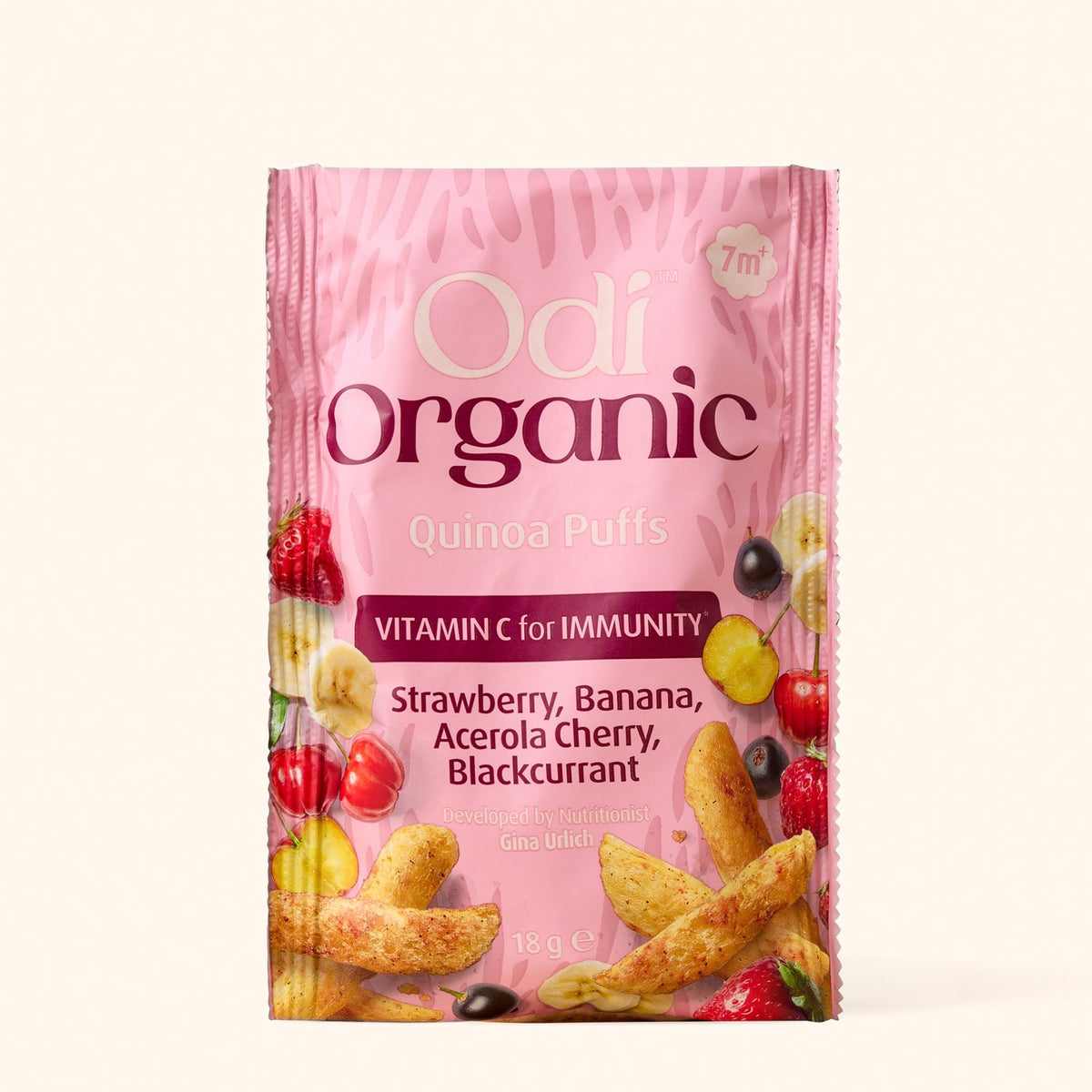 Organic Quinoa Puffs, Berries & Banana