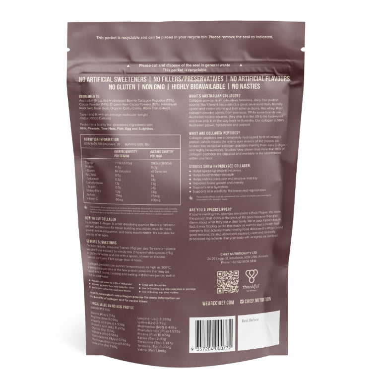 Collagen Protein Powder Dark Chocolate
