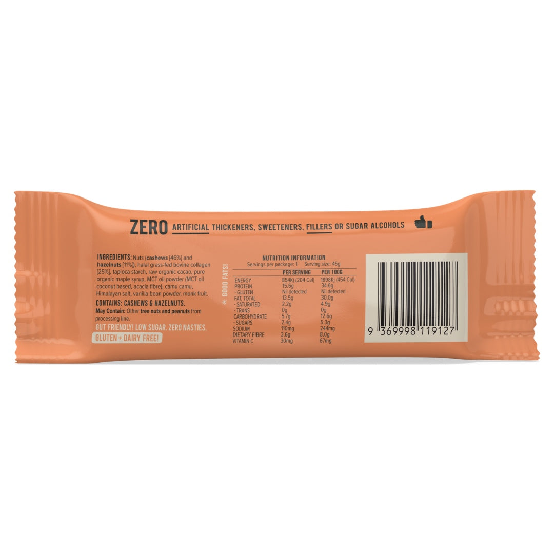 Collagen Protein bar Hazelnut Brownie