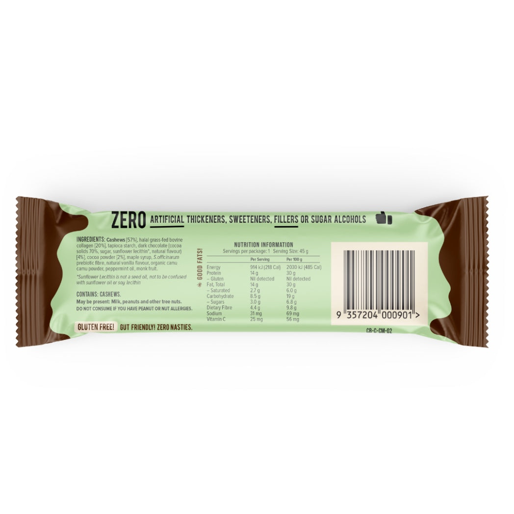 Collagen Protein Bar Choc Mint