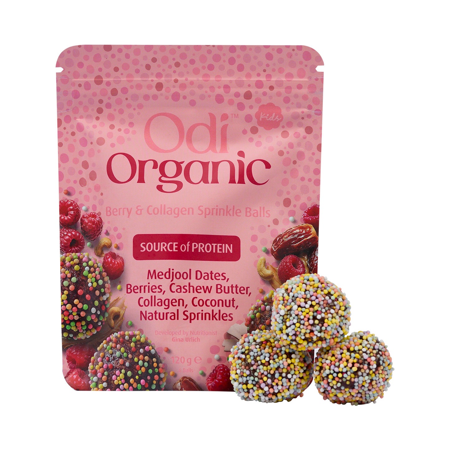 Organic Cacao and Collagen Sprinkle Balls