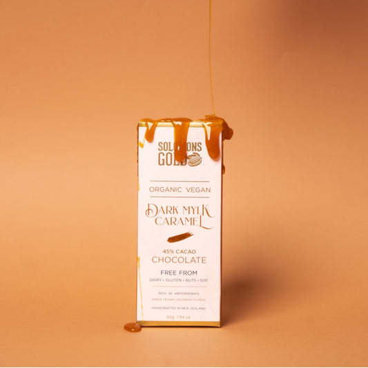Dark Mylk Caramel 45% Chocolate Bar