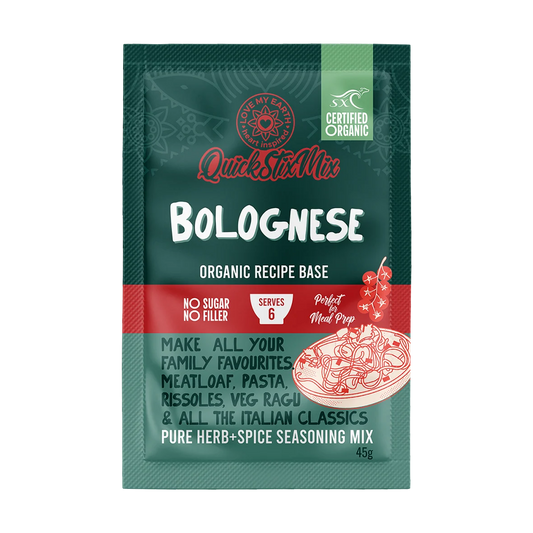 Organic Bolognese, Quick Stix Mix Recipe Base