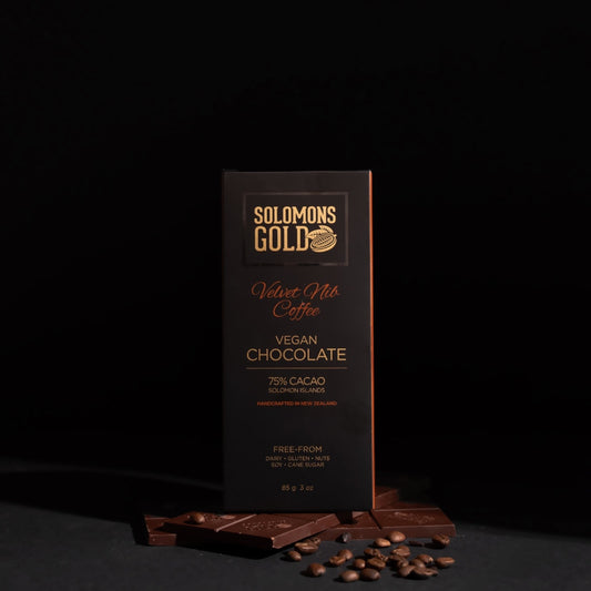 Velvet Nib Coffee 75% Chocolate bar
