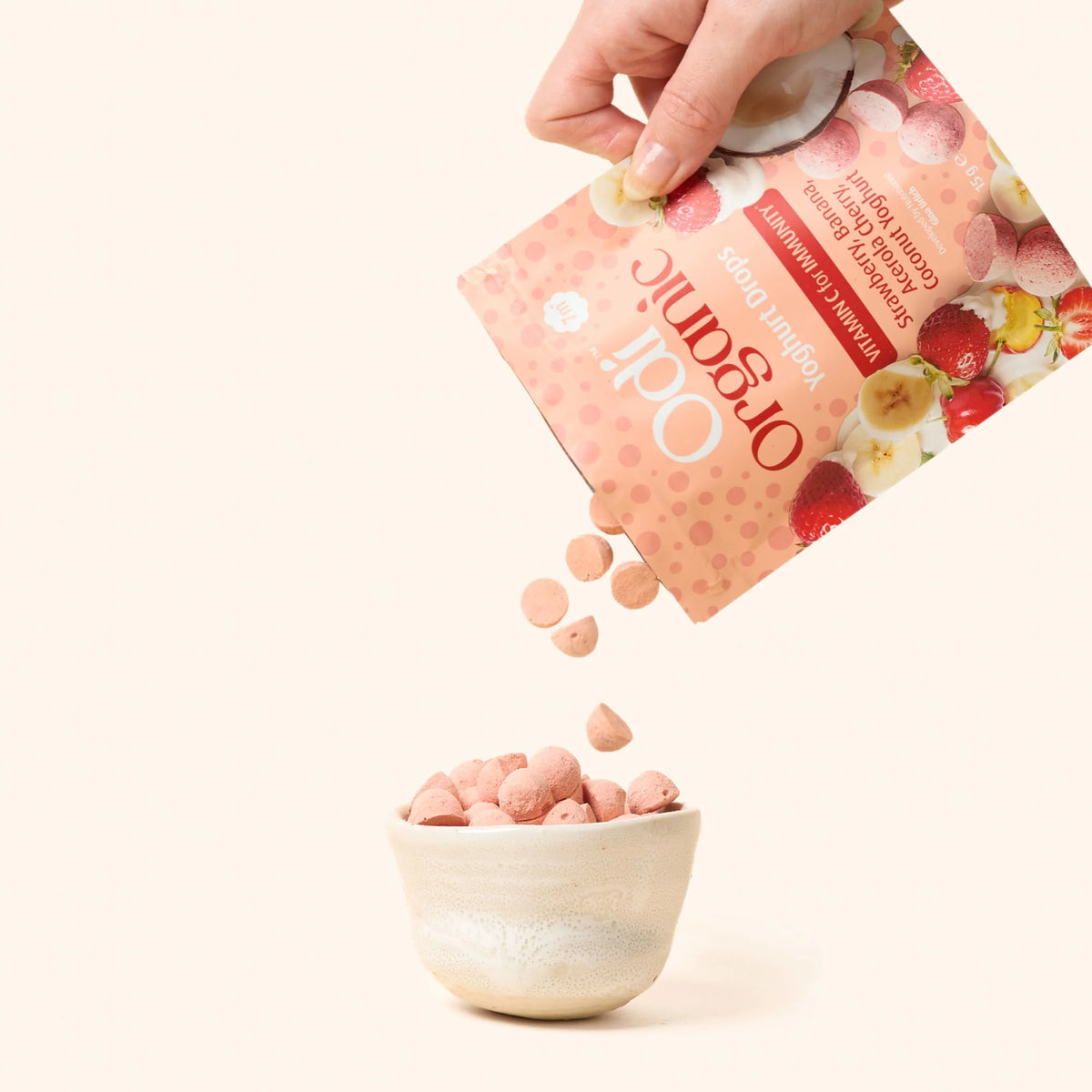 Organic Yoghurt Drops, Strawberry