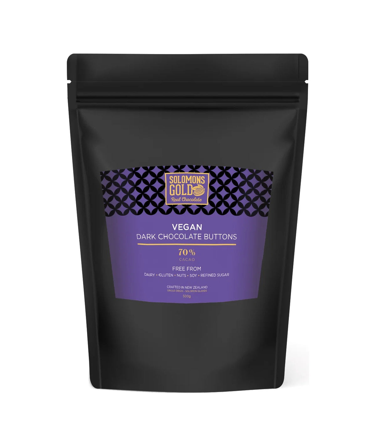 Dark Chocolate Buttons 70% Cacao