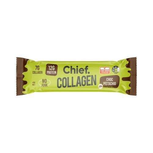 Collagen Protein Bars, Choc Pistachio